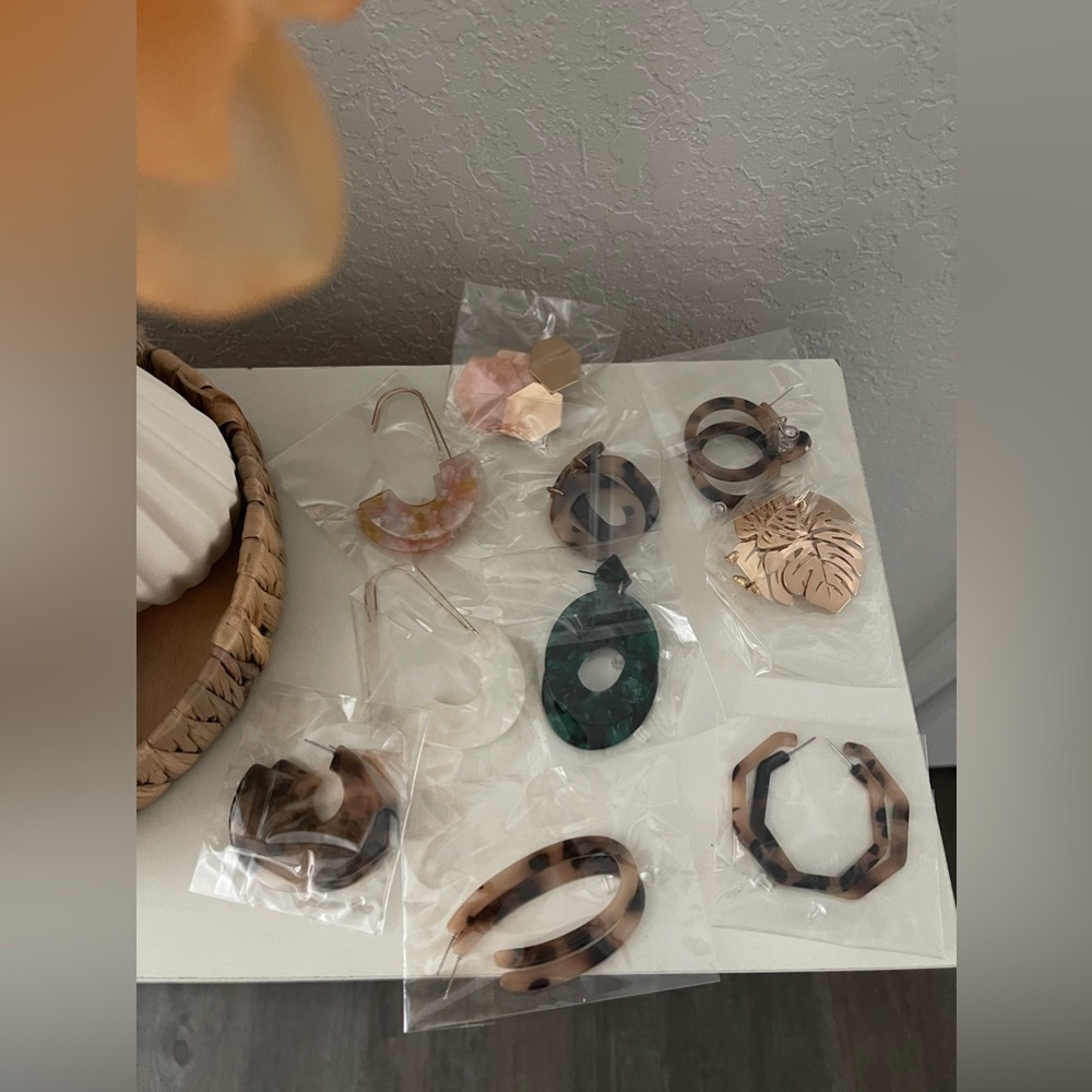 Trendy Summer Acrylic Earrings